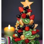 Arvore de Natal com frutas